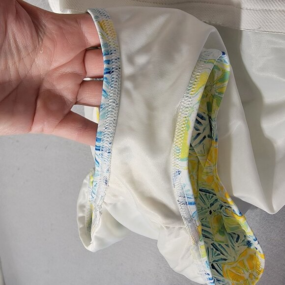 Lands End Lemon One Piece Swimsuit Tummy Control Twist Front Sz 6D - Picture 10 of 13